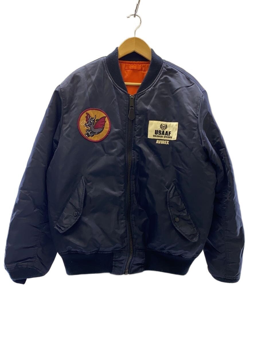 AVIREX / フライトジャケット/--/ナイロン/NVY/6112138