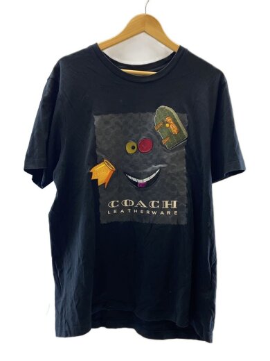 商品画像：Tシャツ/XL/コットン/BLK/無地 1