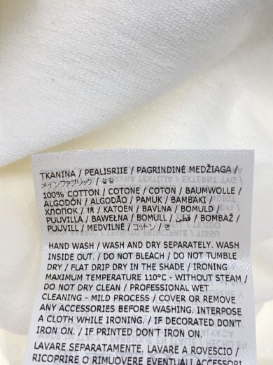 商品画像：Tシャツ/XS/コットン/WHT 5