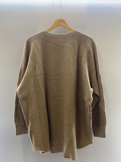 商品画像：長袖Tシャツ/FREE/コットン/BRW/無地/01234-1467// 2