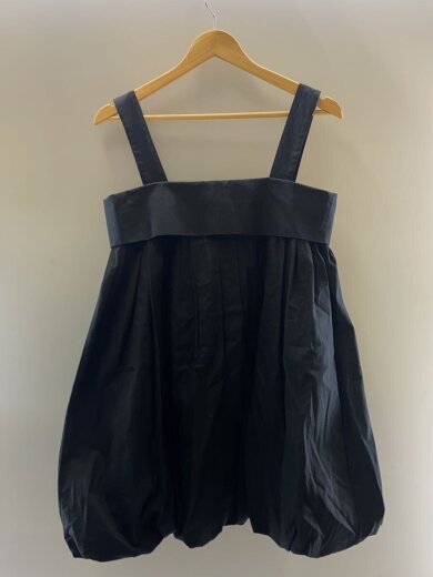 商品画像：ノースリーブワンピース/S/コットン/BLK/無地 2