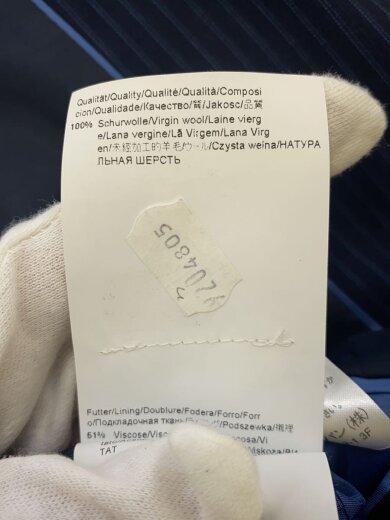 商品画像：セットアップ/--/ポリエステル/NVY/ストライプ 5