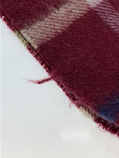 商品画像：マフラー/--/RED/チェック/メンズ 4