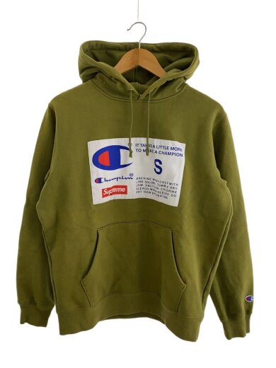 商品画像：Label Hooded Sweat Shirt/パーカー/S/コットン/GRN 1