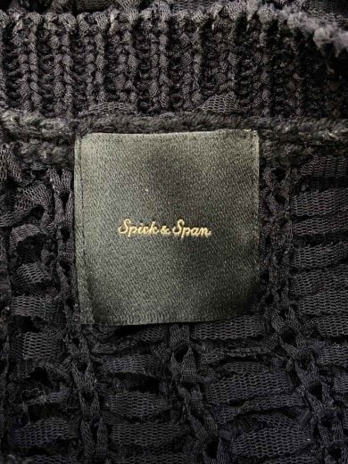 商品画像：ニット・セーター(薄手)/--/ナイロン/BLK/無地/25080200524010 3