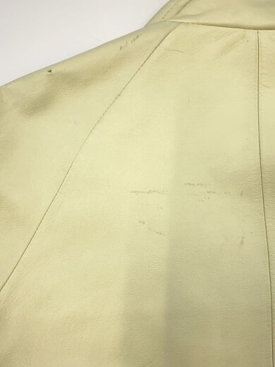 商品画像：レザージャケット・ブルゾン/XS/山羊革/WHT/無地/3161000 7