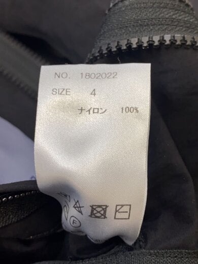商品画像：コート/L/ナイロン/BLK/1802022 4