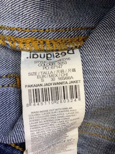 商品画像：Gジャン/S/デニム/IDG/無地 4