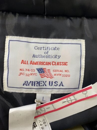 商品画像：ミリタリージャケット/L/ポリエステル/BLK/6172190 3