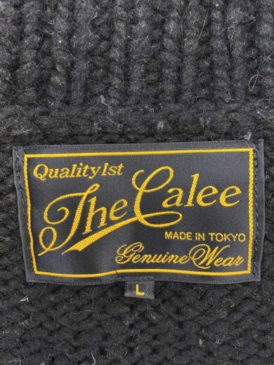 商品画像：カーディガン(厚手)/L/ウール/BLK/総柄 3