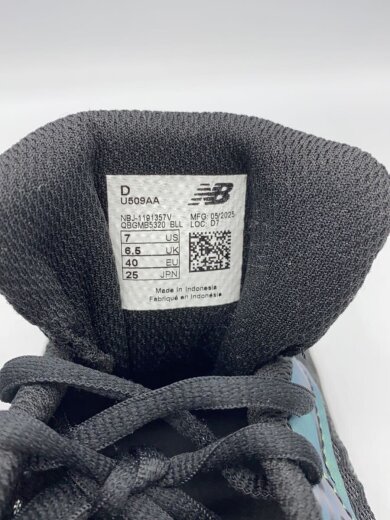 商品画像：ローカットスニーカー/25cm/BLK/U509AA 5