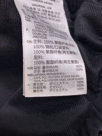 商品画像：フリースジャケット/L/ポリエステル/BLK/GE0388 4