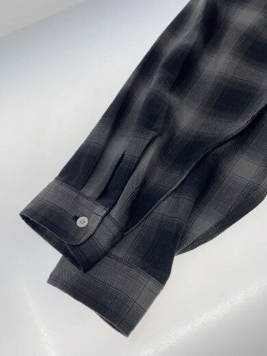 商品画像：長袖シャツ/S/ポリエステル/GRY/チェック/NR62460 6