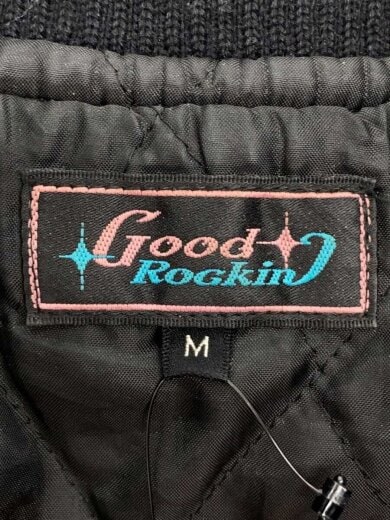 商品画像：スタジャン/M/ウール/BLK/無地 3