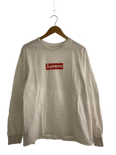 商品画像：20FW/BOX LOGO L/S TEE/長袖Tシャツ/L/コットン/WHT// 1