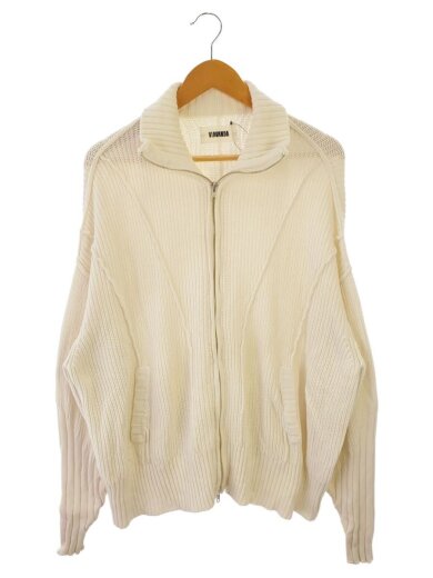 商品画像：カーディガン(厚手)/FREE/コットン/WHT/VD214KT1002 1