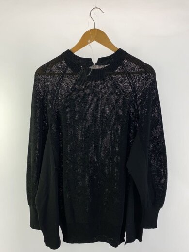 商品画像：ニット・セーター(薄手)/38/リネン/BLK/無地/0-0034-1-02-003/Laraaji/９Ｇ 2