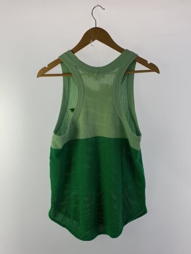 商品画像：ニットベスト(薄手)/S/ポリエステル/GRN/EM-N004 2