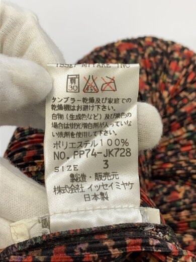 商品画像：トップス/3/ポリエステル/ORN/総柄/PP74-JK728 4