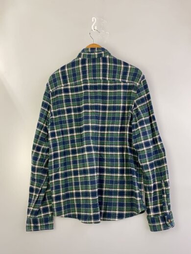 商品画像：長袖シャツ/XL/コットン/GRN/チェック/tb0a43sc// 2