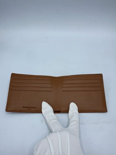 商品画像：2つ折り財布/レザー/BRW/無地/メンズ 4