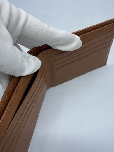 商品画像：2つ折り財布/レザー/BRW/無地/メンズ 6