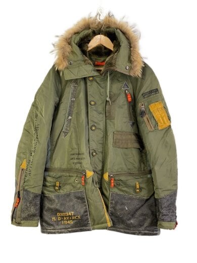 商品画像：フライトジャケット/L/ポリエステル/KHK/6112085 1