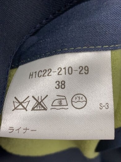 商品画像：ステンカラーコート/38/ウール/NVY/H1C22-210-29 4