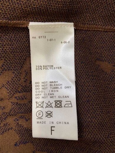 商品画像：ジャケット/FREE/レーヨン/BRW/23080410008530 4