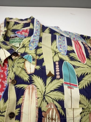 商品画像：半袖シャツ/L/レーヨン/総柄 5