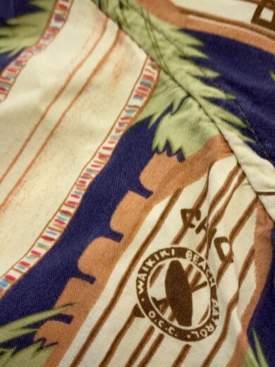 商品画像：半袖シャツ/L/レーヨン/総柄 7