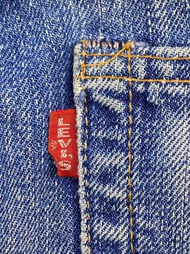 商品画像：60-70s/VT/501/BIGE/実寸W28/デニム/インディゴ/平行ステッチ/ダメージ有/ボ 5