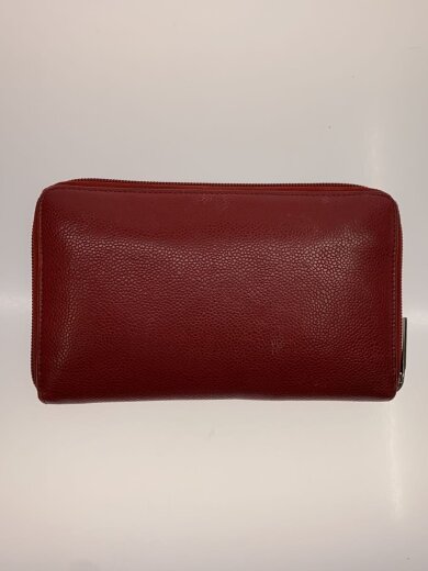 商品画像：長サイフ_キャビアスキン_ラウンド_ココマーク_BLK/牛革/RED/無地/レディース 2