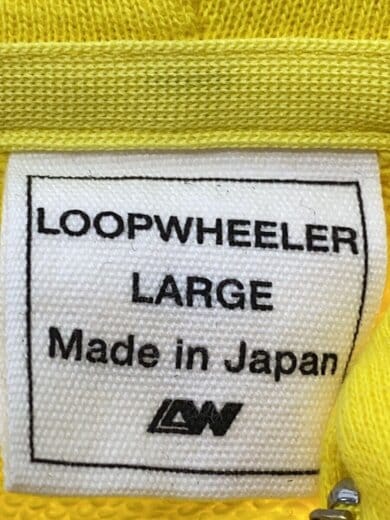 商品画像：ジップパーカー/L/コットン/YLW/無地 3