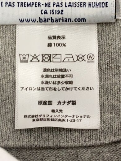 商品画像：ラガーシャツ/カナダ製/シャツ/XL/コットン/GRY/無地 4