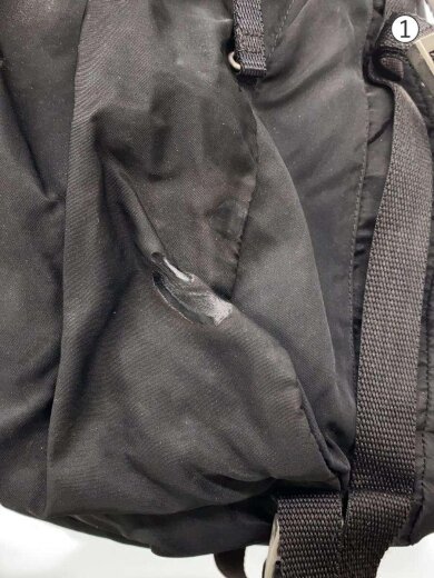 商品画像：リュック/ナイロン/BLK/無地 7