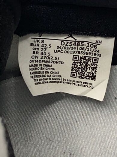 商品画像：AIR JORDAN 1 RETRO HIGH OG_エアジョーダン1 レトロ ハイ OG/27cm/RED// 5