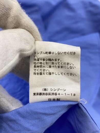 商品画像：長袖シャツ/--/コットン/BLU/無地/21AMSBL08// 5