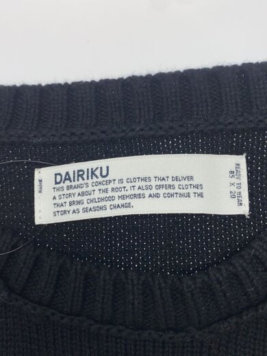 商品画像：ニット・セーター(厚手)/--/コットン/BLK/24SS K-13// 3