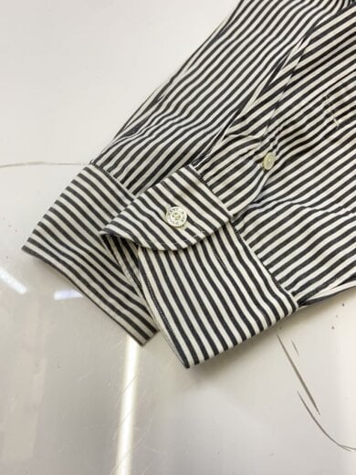 商品画像：長袖シャツ/5/コットン/WHT/ストライプ/01-1403-1001-00-15// 6