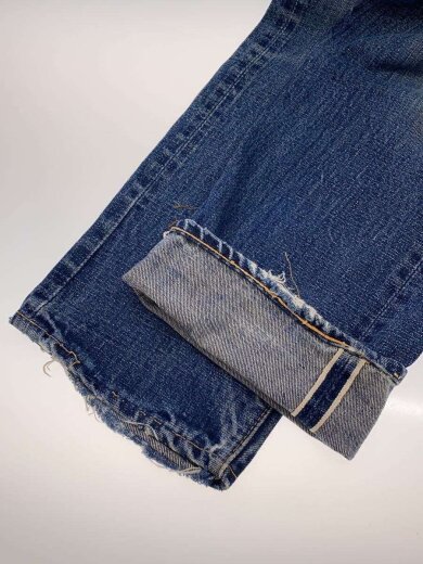 商品画像：60-70s/VT/505/BIGE/実寸W32/デニム/インディゴ/耳付/ダメージ有/ボタン裏 6