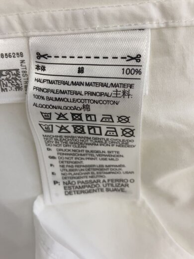 商品画像：長袖シャツ/XS/コットン/WHT/CY6858/18SS/ビッグシルエット// 4