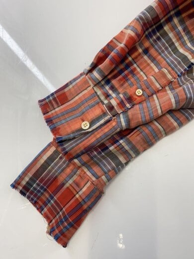 商品画像：長袖シャツ/M/ポリエステル/RED/チェック/22ss25sh100// 6