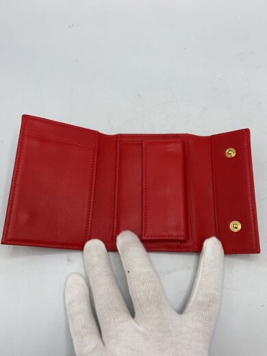 商品画像：財布/--/RED/レディース 4