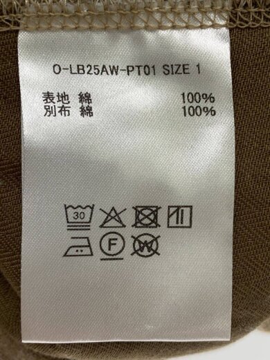 商品画像：ボトム/1/コットン/BEG/o-lb25aw-pt01// 5