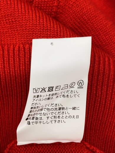 商品画像：ニット・セーター(厚手)/2/ウール/RED/11252361313// 5