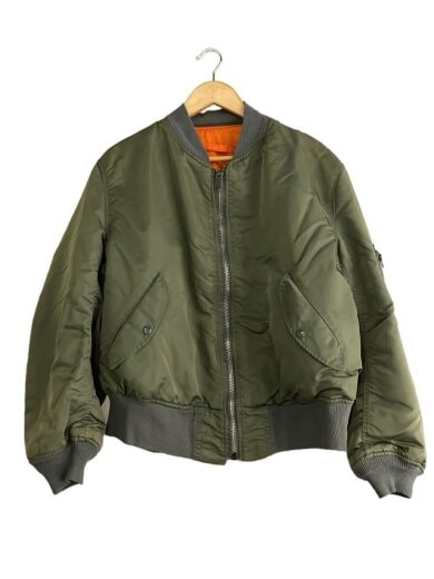 商品画像：MA-1/USA製/IDEAL/フライトジャケット/XL/ナイロン/KHK/0615-00-573-8338// 1
