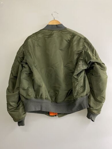 商品画像：MA-1/USA製/IDEAL/フライトジャケット/XL/ナイロン/KHK/0615-00-573-8338// 2