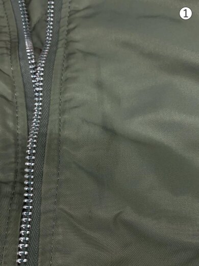 商品画像：MA-1/USA製/IDEAL/フライトジャケット/XL/ナイロン/KHK/0615-00-573-8338// 7