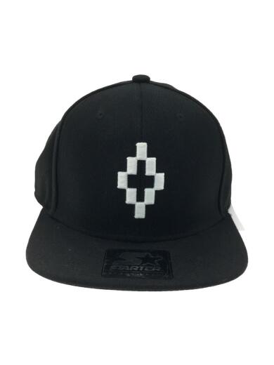 画像：MARCELO BURLON COUNTY OF MILANマルセロブロンカウンティオブミラン/キャップ/S/ポリエステル/BLK/無地1